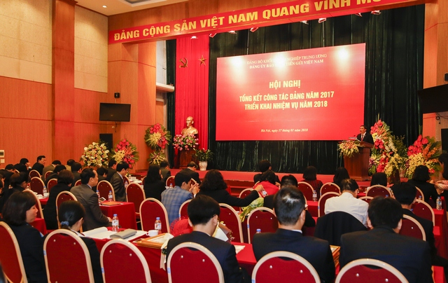 Đảng bộ Bảo hiểm tiền gửi Việt Nam triển khai nhiệm vụ năm 2018