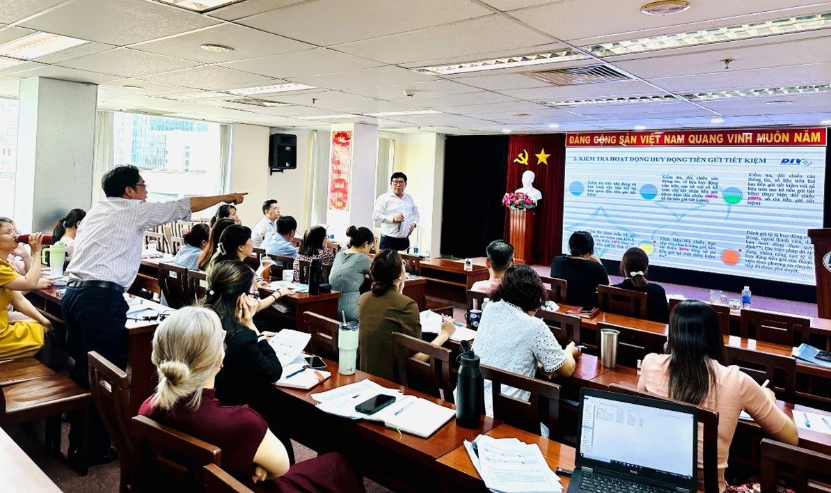 Chi nhánh BHTGVN tại TP.Hồ Chí Minh tập huấn nghiệp vụ kiểm tra QTDND theo chỉ đạo của Thống đốc NHNN 