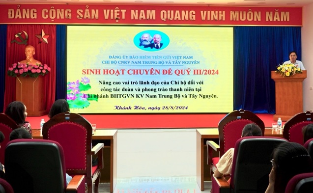 Chi nhánh BHTGVN khu vực Nam Trung Bộ và Tây Nguyên tổ chức sinh hoạt chuyên đề Quý III/2024 và “Bữa cơm công đoàn” ấm áp yêu thương