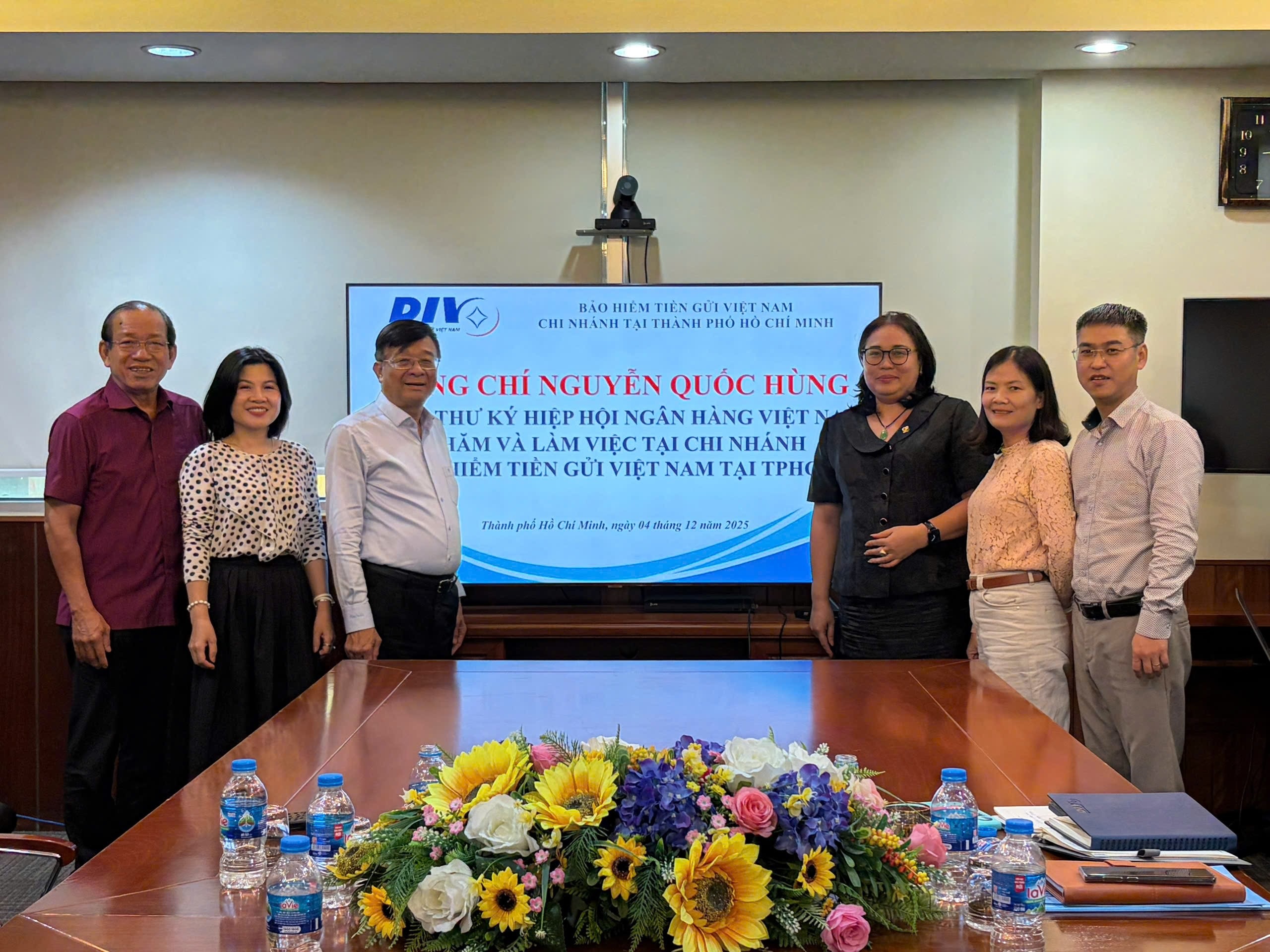 Đoàn công tác Hiệp hội Ngân hàng Việt Nam thăm và làm việc với Chi nhánh BHTGVN tại TP. Hồ Chí Minh