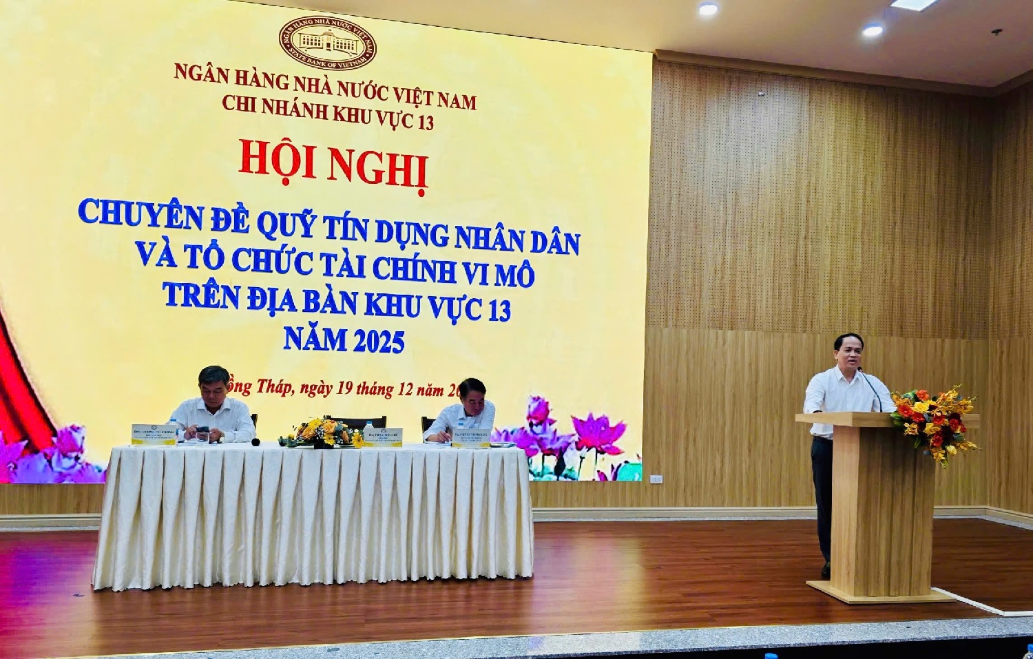 Chi nhánh BHTGVN tại TP. Hồ Chí Minh tham dự Hội nghị chuyên đề QTDND và tổ chức tài chính vi mô trên địa bàn tỉnh Đồng Tháp và Tây Ninh 