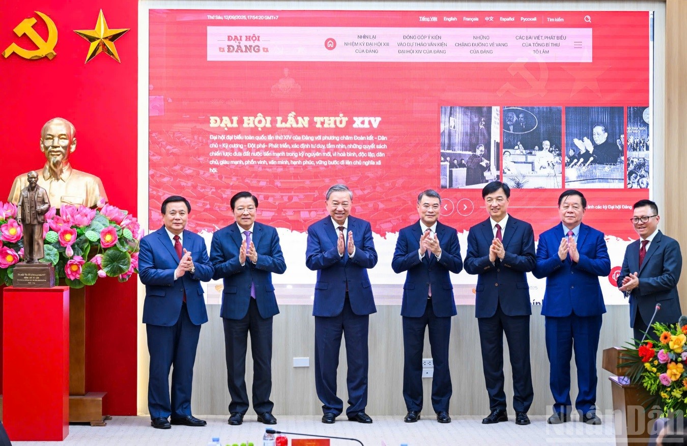 Ra mắt trang tin điện tử “Đảng Cộng sản Việt Nam - Đại hội XIV”
