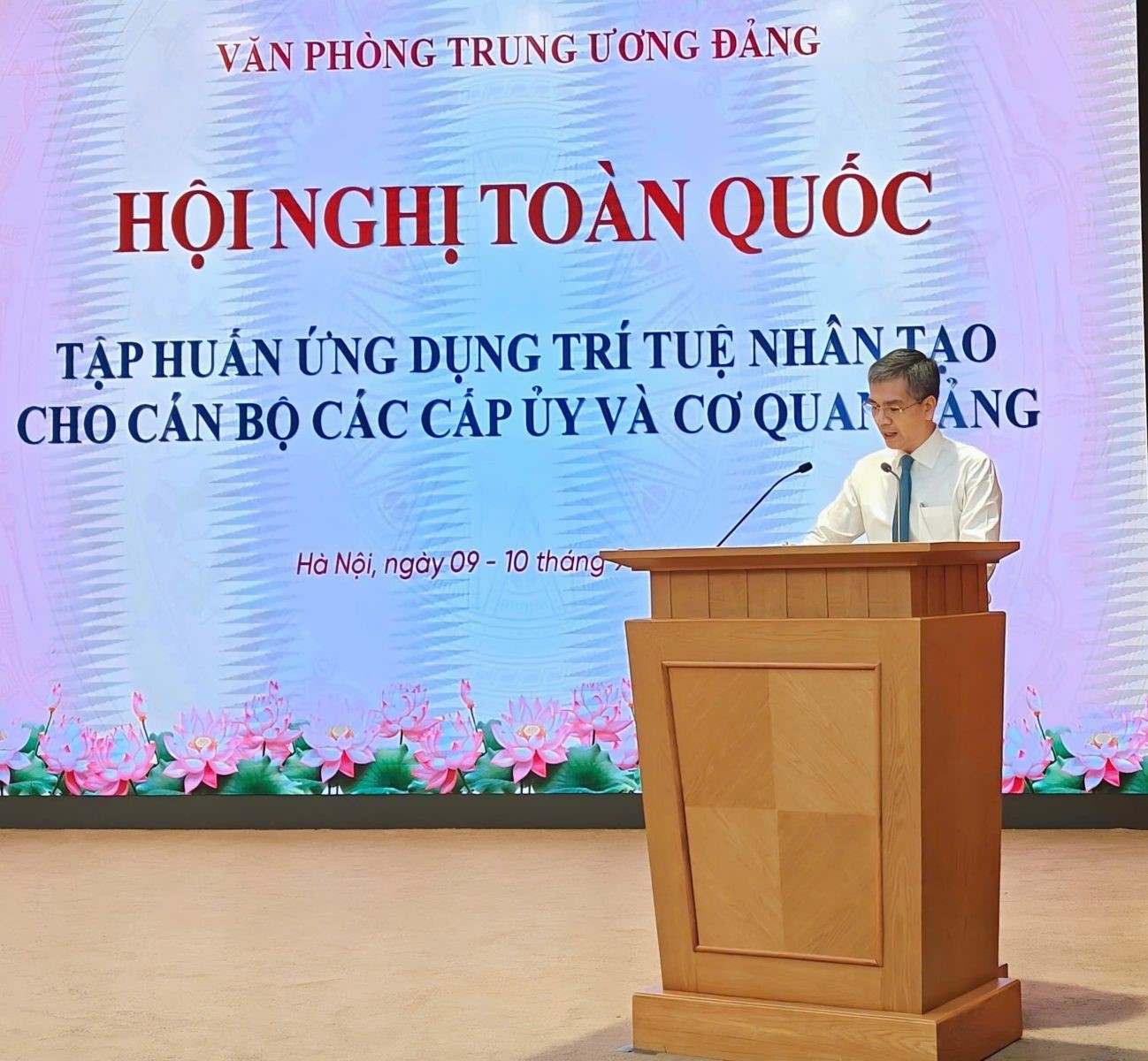 Bảo hiểm tiền gửi Việt Nam tham dự Hội nghị tập huấn ứng dụng trí tuệ nhân tạo (AI)