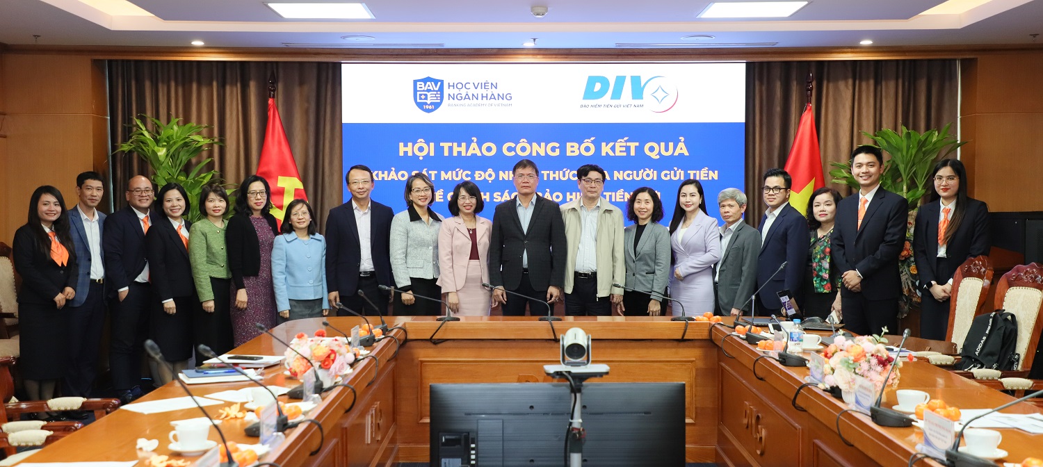 Hội thảo công bố kết quả khảo sát “Đánh giá mức độ nhận thức của người gửi tiền về chính sách bảo hiểm tiền gửi tại Việt Nam”