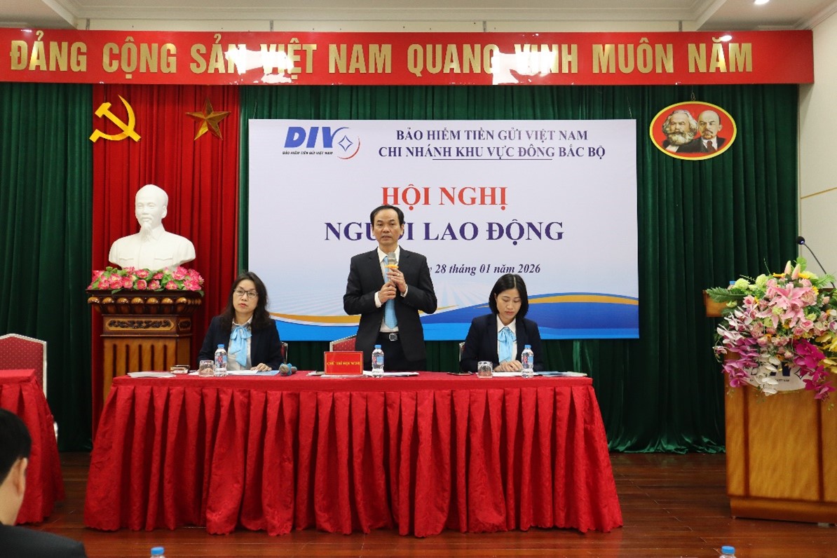 Chi nhánh BHTGVN khu vực Đông Bắc Bộ tổ chức  Hội nghị Người lao động năm 2026
