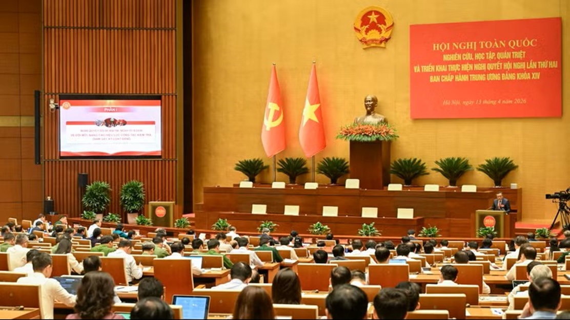 Đảng bộ Bảo hiểm tiền gửi Việt Nam tham dự Hội nghị toàn quốc quán triệt Nghị quyết Hội nghị lần thứ hai Ban Chấp hành Trung ương Đảng khóa XIV