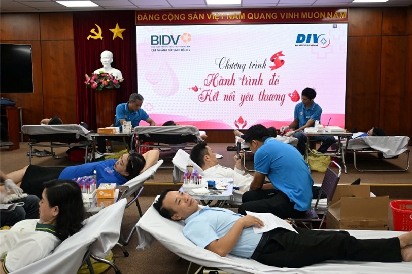 Chi nhánh BHTGVN tại TP. Hồ Chí Minh tổ chức Ngày hội hiến máu tình nguyện năm 2026