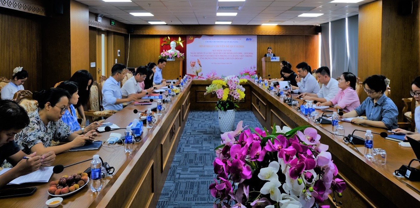 Chi bộ Chi nhánh Bảo hiểm tiền gửi Việt Nam tại thành phố Đà Nẵng sinh hoạt chuyên đề Quý II/2026