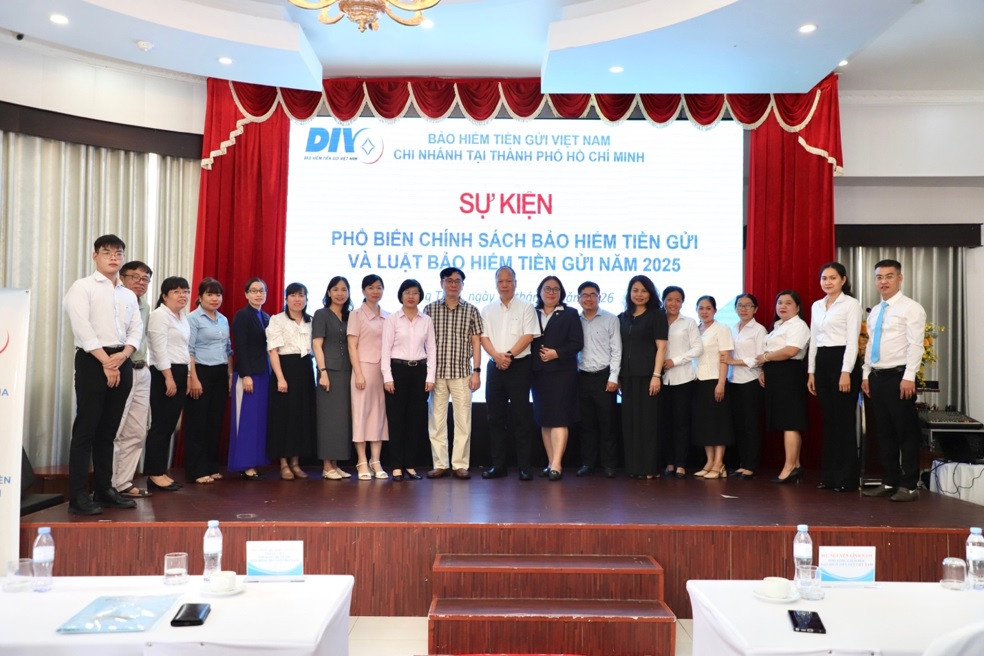 Chi nhánh Bảo hiểm tiền gửi Việt Nam tại thành phố Hồ Chí Minh phổ biến Luật Bảo hiểm tiền gửi năm 2025 đến tổ chức tham gia bảo hiểm tiền gửi