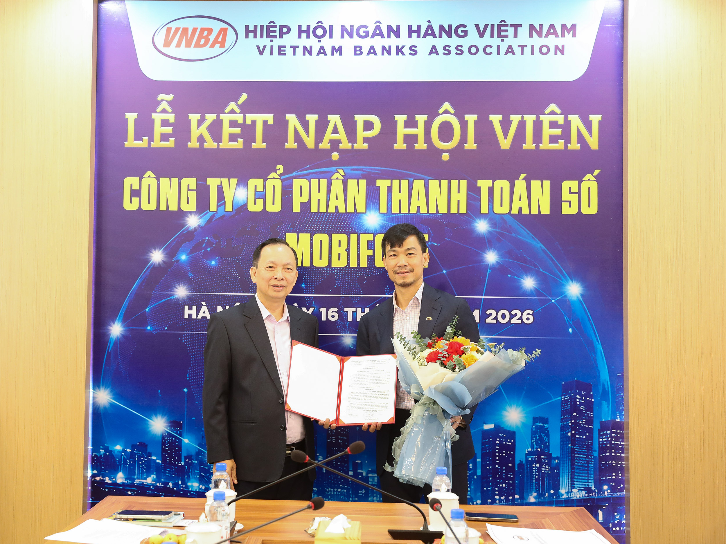 Công ty Cổ phần Thanh toán số MobiFone gia nhập  Hiệp hội Ngân hàng Việt Nam