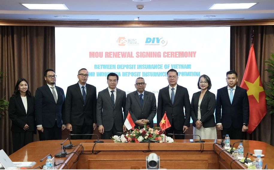 Bảo hiểm tiền gửi Việt Nam và Bảo hiểm tiền gửi Indonesia ký kết Bản ghi nhớ hợp tác giai đoạn mới
